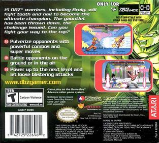 Dragon Ball Z: Taiketsu - Box - Back Image