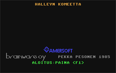 Halleyn komeetta - Screenshot - Game Title Image