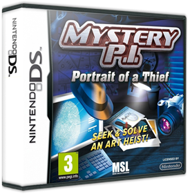 Mystery P.I. Portrait of a Thief - Box - 3D Image