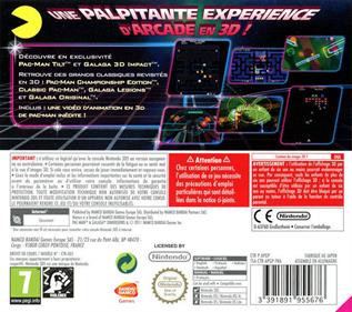 Pac-Man & Galaga Dimensions - Box - Back Image
