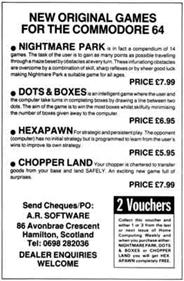 Dots & Boxes - Advertisement Flyer - Front Image