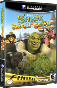 Shrek: Smash n' Crash Racing - Box - 3D Image