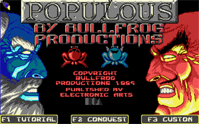 Populous - Screenshot - Game Title Image