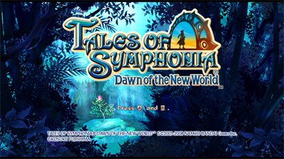 Tales of Symphonia: Dawn of the New World - Screenshot - Game Title Image
