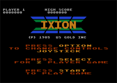 Ixion - Screenshot - Game Title Image