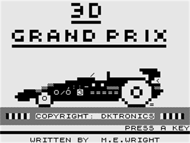 3D Grand Prix - Screenshot - Game Title Image