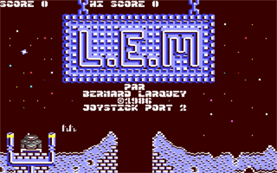 LEM - Screenshot - Game Title Image
