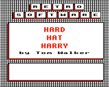 Hard Hat Harry - Screenshot - Game Title Image