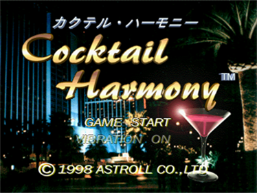 Cocktail Harmony - Screenshot - Game Title Image