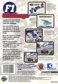 F1 Challenge - Box - Back Image