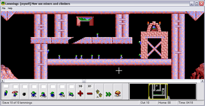 Lemmings for Windows - Screenshot - Gameplay Image