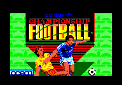 Adidas Championship Football - Screenshot - Game Title Image