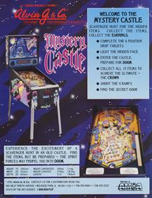 Mystery Castle - Advertisement Flyer - Back Image