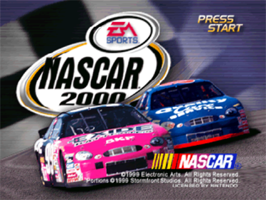NASCAR 2000 - Screenshot - Game Title Image