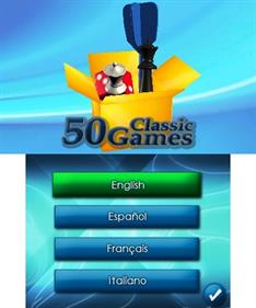50 Classic Games 3D - Screenshot - Game Title Image