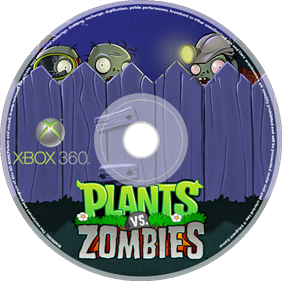 Plants vs. Zombies - Fanart - Disc Image