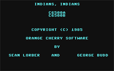 Indians, Indians - Screenshot - Game Title Image