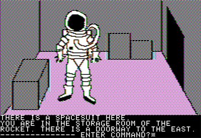 Hi-Res Adventure #0: Mission Asteroid - Screenshot - Gameplay Image