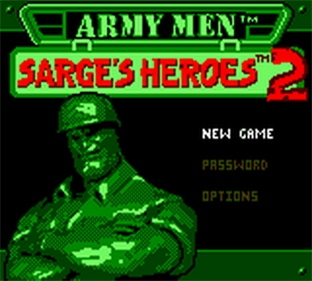 Army Men: Sarge's Heroes 2 - Screenshot - Game Title Image