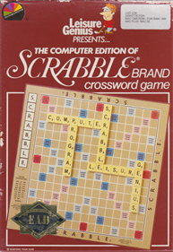 The Computer Edition of Scrabble Brand Crossword Game - Box - Front Image