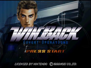 WinBack: Covert Operations - Screenshot - Game Title Image