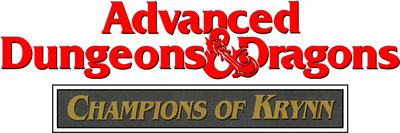 Champions of Krynn - Clear Logo Image