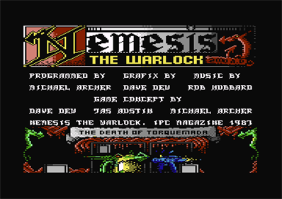Nemesis the Warlock - Screenshot - Game Title Image