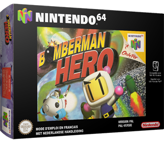 Bomberman Hero - Box - 3D Image