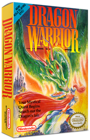 Dragon Warrior - Box - 3D Image