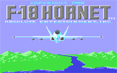 F-18 Hornet - Screenshot - Game Title Image