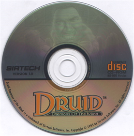 Druid: Daemons of the Mind - Disc Image