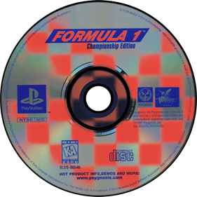 Formula 1: Championship Edition - Disc Image