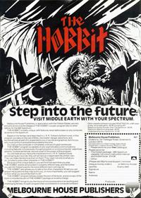 The Hobbit - Advertisement Flyer - Front Image