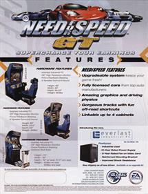Need for Speed GT - Advertisement Flyer - Back Image