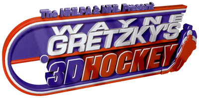 Wayne Gretzky's 3D Hockey - Clear Logo Image