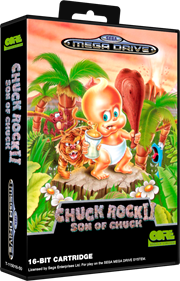 Chuck Rock II: Son of Chuck - Box - 3D Image