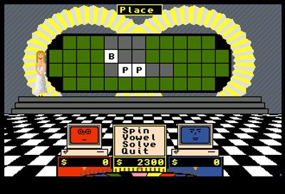 Amiga Wheel Of Fortune - Screenshot - Gameplay Image