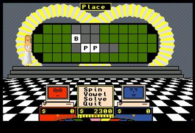 Amiga Wheel of Fortune - Screenshot - Gameplay Image