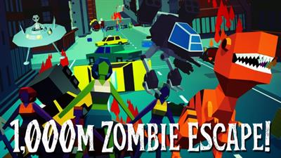 1,000m Zombie Escape! - Box - Front Image