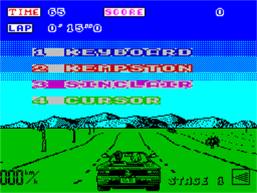 Out Run - Screenshot - Game Select Image