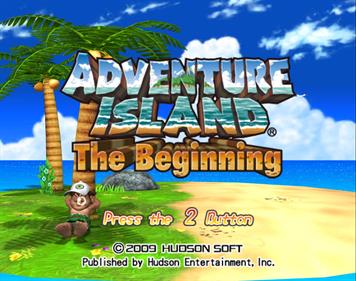 Adventure Island: The Beginning - Screenshot - Game Title