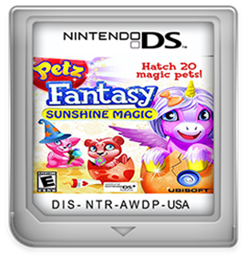 Petz Fantasy Sunshine Magic - Fanart - Cart - Front