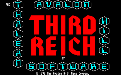 Third Reich - Screenshot - Game Title Image