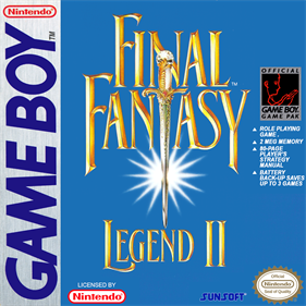 Final Fantasy Legend II - Box - Front - Reconstructed