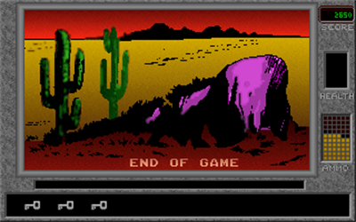 Billy the Kid Returns - Screenshot - Game Over Image