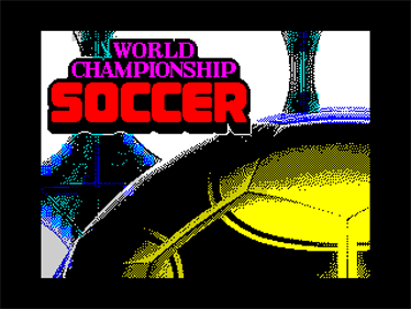 World Championship Soccer - Screenshot - Game Title Image