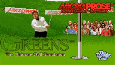 Greens: The Ultimate 3-D Golf Simulation - Screenshot - Game Title Image