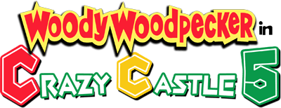 Woody Woodpecker in Crazy Castle 5 - Clear Logo Image