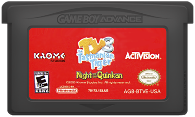 Ty the Tasmanian Tiger 3: Night of the Quinkan - Cart - Front Image
