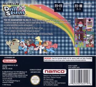 Mr. Driller: Drill Spirits - Box - Back Image